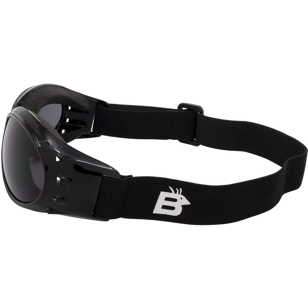 Birdz Eagle padded goggles offer padded comfort for long motorcycle rides