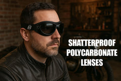Birdz Eagle Red Baron goggles for extreme sports with durable frame.