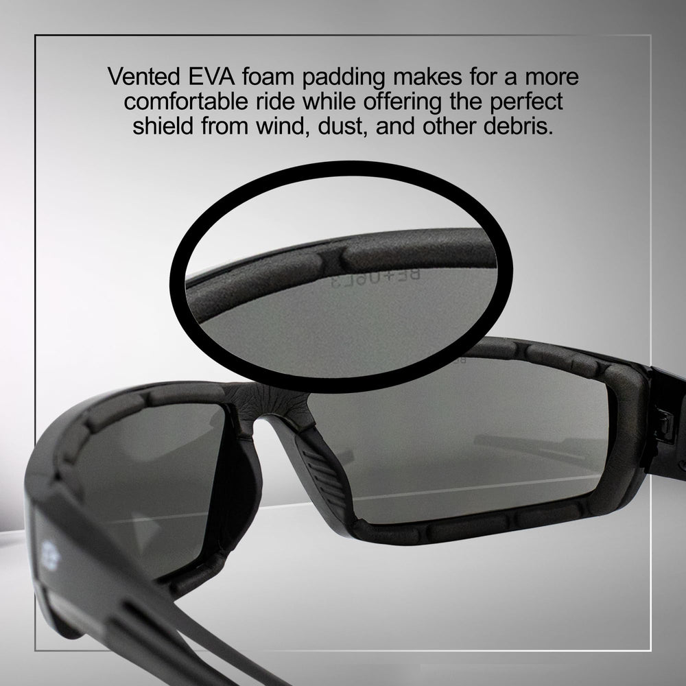 Birdz Swoop wraparound frame offers full eye protection