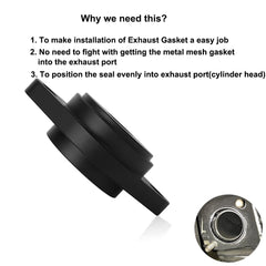 Bisrollnaa dual-use tool suits Twin Cam, Evo Big Twin, XL models for clean gasket placement.