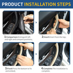 BJchiwu easy installation without removing the door panel.
