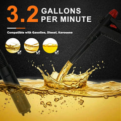 BJFFN Gas Pump Battery-Powered operates on AA batteries for cordless convenience.