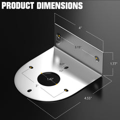BJZ Watermelon bracket rear mount for tidy, secure positioning.