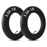 BKBNSJ two-pack inner tubes for 3.50-10 tires with bent valve.