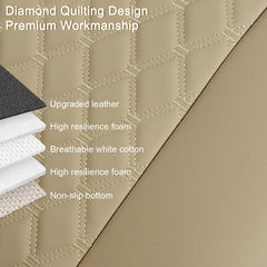 Black Panther front-seat cover universal-fit-90-percent-cars showing broad compatibility.