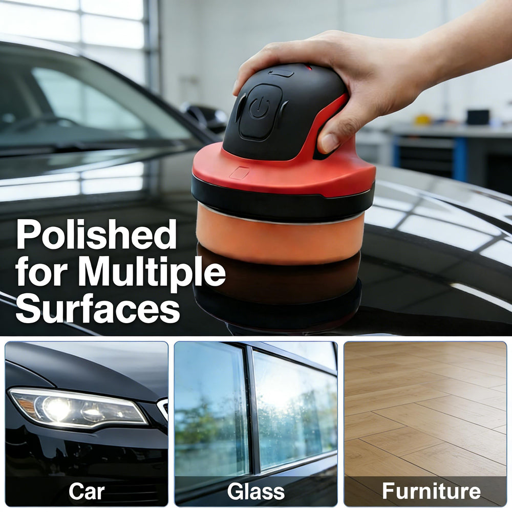 BLACKCUBE multi-surface polisher suitable for car, boat, and home