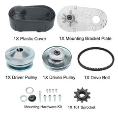 BLACKHORSE-RACING cvt clutch 10t sprocket for #40/41 chain enhances drive ratio and efficiency