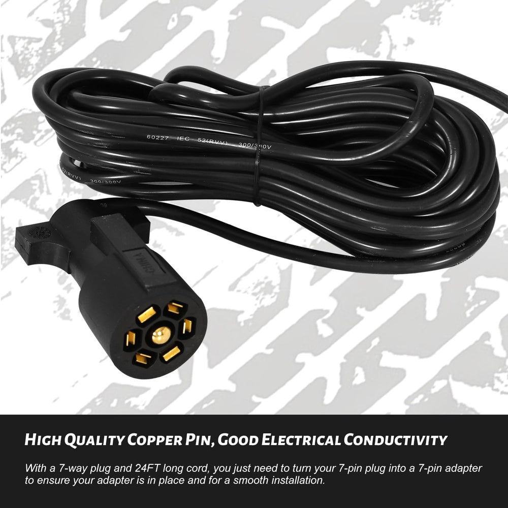 BLACKHORSE-RACING LED magnetic trailer light kit rear brake lamp for strong signaling.