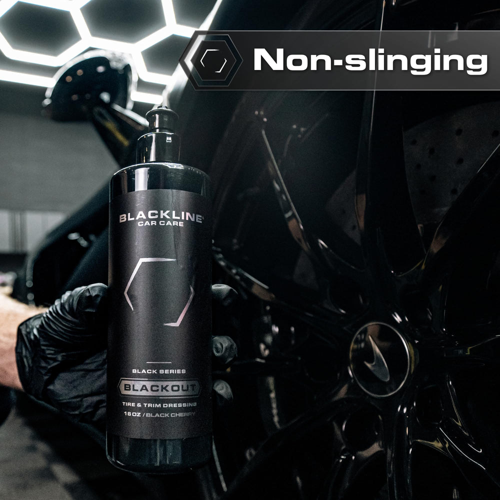 Blackline Blackout USA-made car care product for professional-grade results.