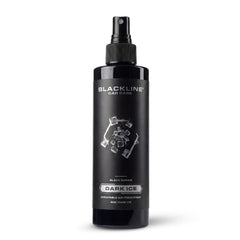 Blackline Dark Ice spray bottle for long-lasting fragrance in any space.