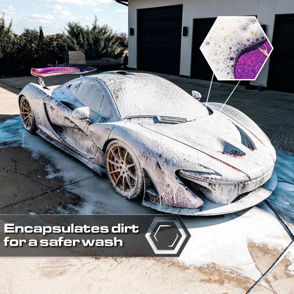 Blackline Extreme Foaming Car Shampoo ceramic-friendly formula protects coated surfaces