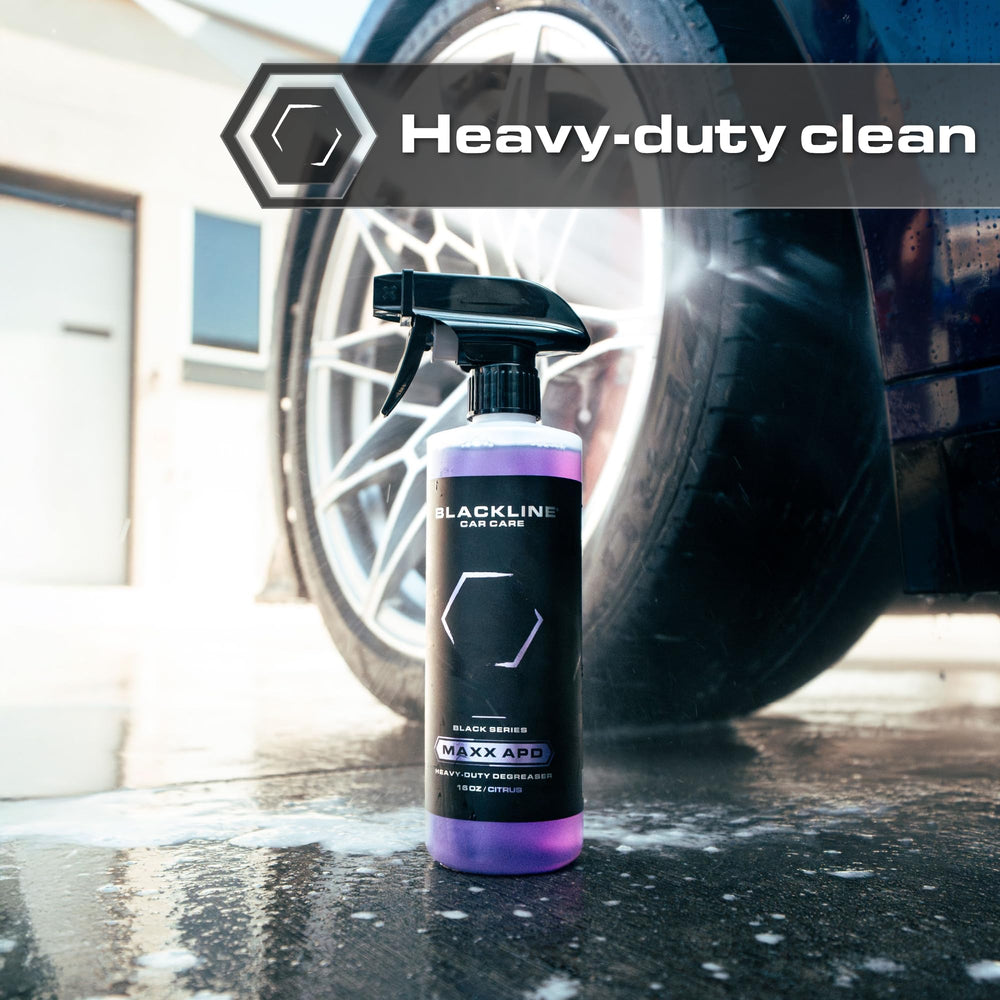 Blackline MAXX APC engine bay cleaning without harsh residue
