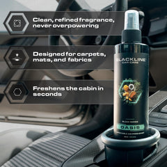 Blackline Ocean Breeze car interior highlights fresh scent with neutralizers for cockpit feel