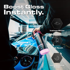 Blackline Speed Gloss application-foam used for an easy, even detail.