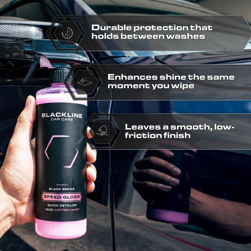 Blackline Speed Gloss showroom-shine highlights a glossy, showroom-worthy finish.