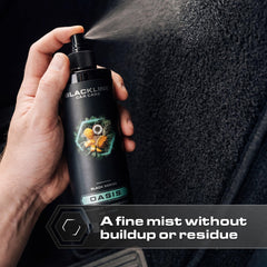 Blackline Wild Cherry truck interior demonstrates long-lasting freshness.
