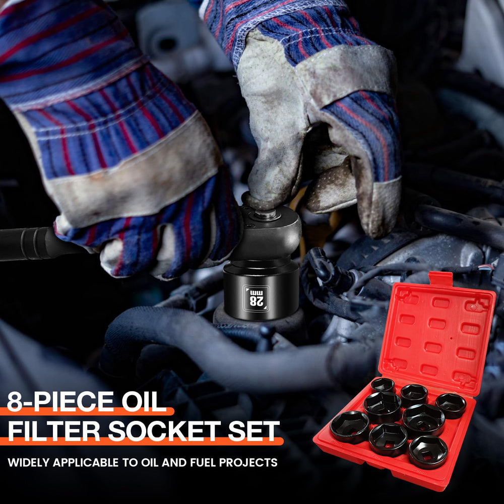 BLACKROBOT 38mm oil filter socket expands compatibility across more vehicles