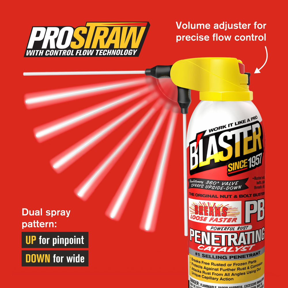 PB Blaster leaves a protective film after use to slow rust