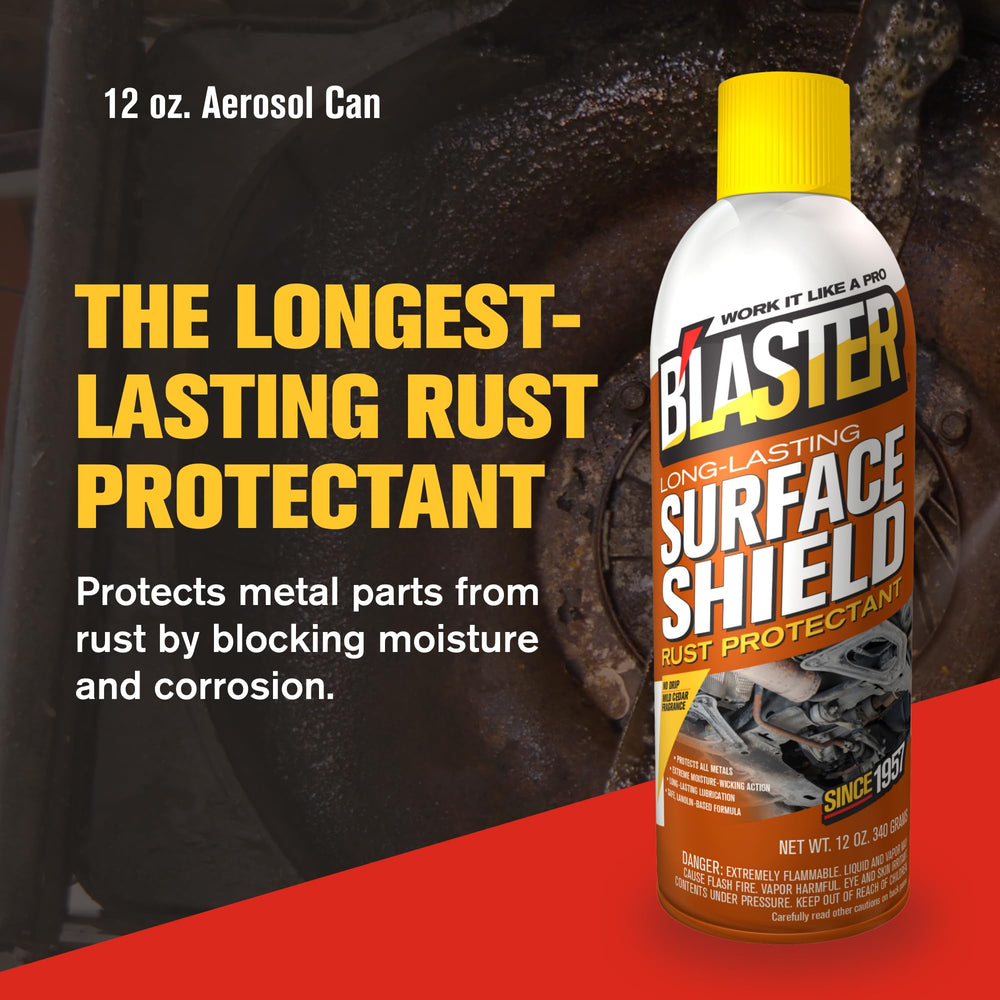 Blaster Surface Shield demonstrates a uniform spray pattern for even coating.