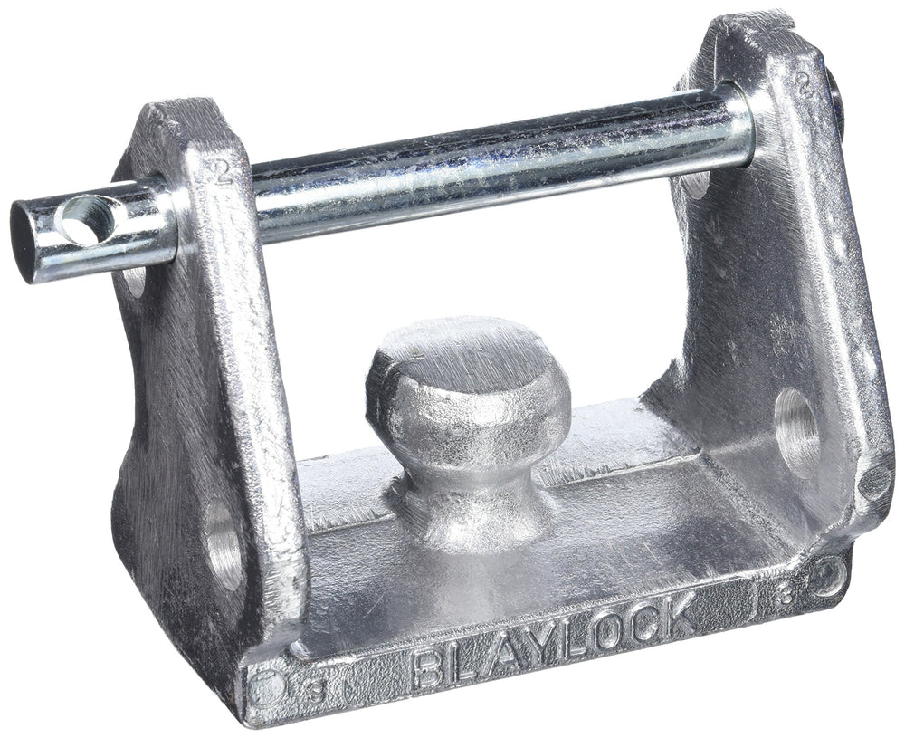 Blaylock American Metal TL-33 lock overview shows universal compatibility on trailer couplers.