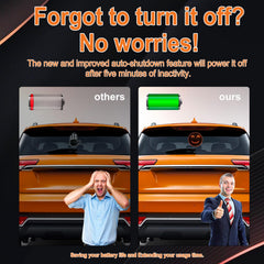 Blazart middle-finger gesture car light with remote expresses bold stance
