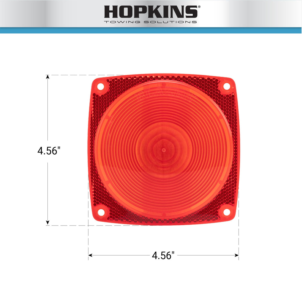 Red lens compatible with Blazer rear light assemblies.