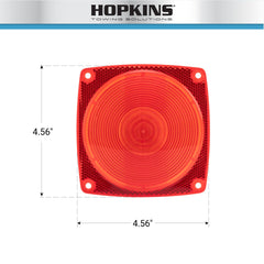 Red lens compatible with Blazer rear light assemblies.