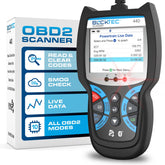 BLCKTEC 440 OBD2 scanner on dashboard for quick diagnostics