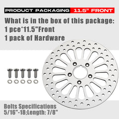Harley brake rotor designed for vibration resistance and smooth stopping.