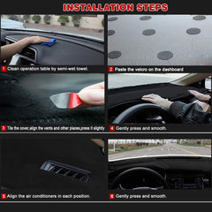 BLIBLIUNIT dash cover for Sierra SLT guards the dashboard from heat.
