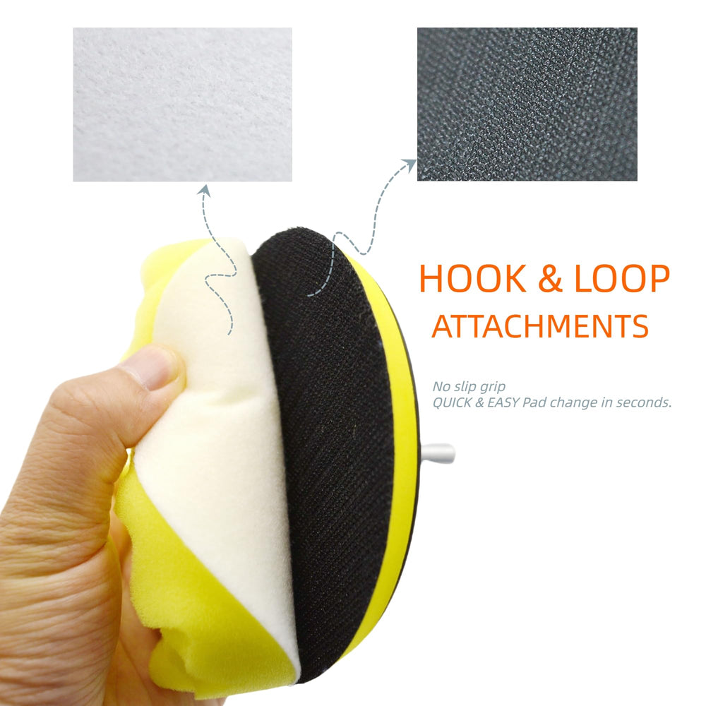 BLINGOBLING vibrant color-coded 5-inch pads for organized polishing sequences.