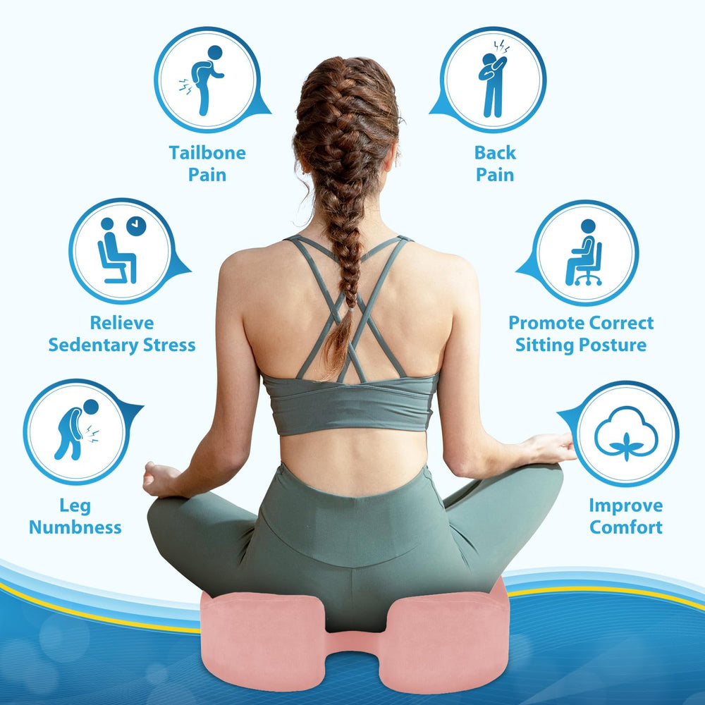 BlissTrends cushion ergonomic tailbone support for long drives