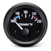 BLLYOGU 2-inch water temperature gauge with backlit display for clear night readings