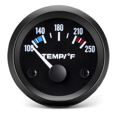 BLLYOGU 2-inch water temperature gauge with backlit display for clear night readings