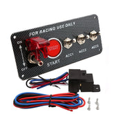 BLLYOGU 12V ignition panel front view shows five-in-one layout for quick starts