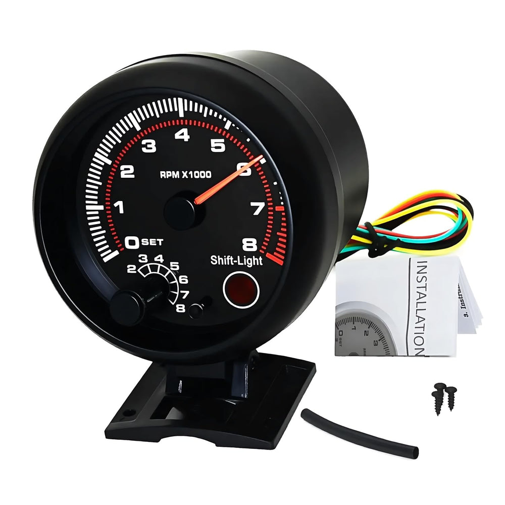 BLLYOGU tachometer adjustable backlight improves visibility in all lighting