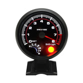 BLLYOGU tachometer front view with clear 0-8000 RPM scale for gasoline engines