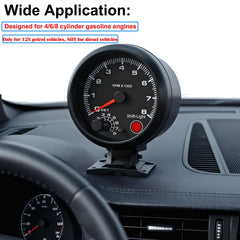 BLLYOGU tachometer installation guide supports quick, secure mounting