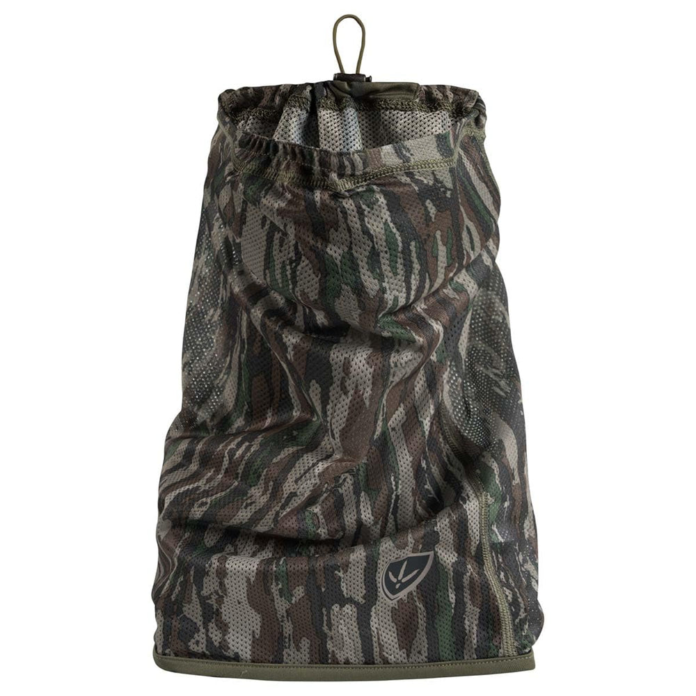 Blocker Outdoors Finisher face mask in Bottomland Original delivers stealth concealment and breathable comfort for hunts.
