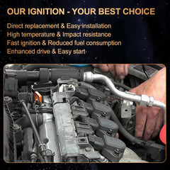 BLPextrm ignition coil installation hand demonstrates clear steps for a hassle-free upgrade