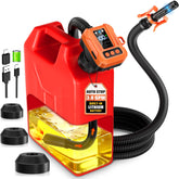 BLPUWK cordless fuel transfer pump in action for clean, spill-free refueling.