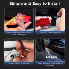 Blshwez logo projector is compatible with Mercedes-Benz A, B, C, E, M and more.