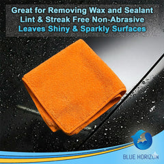 Blue Horizon color-coded orange towel for organized cleaning tasks