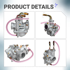 BlueStars PW50 carburetor kit clamps secure hoses and seals.