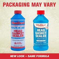 BlueDevil permanent seal for head gasket leaks on various engines