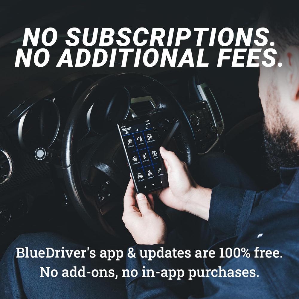 BlueDriver reads ABS, SRS and airbag data in real time