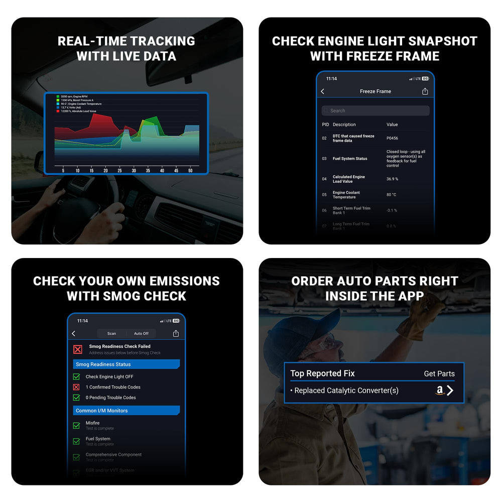 BlueDriver on-road diagnostic scan for quick checks
