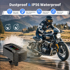 BlueFire with an on/off switch prevents battery drain when parked.