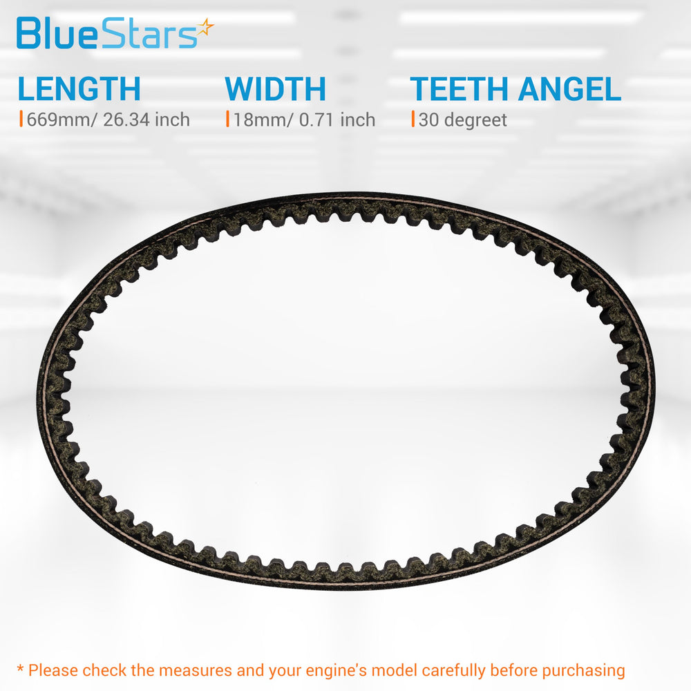 BlueStars belt during test-run with reduced vibrations and noise