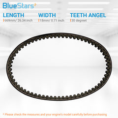 BlueStars belt during test-run with reduced vibrations and noise